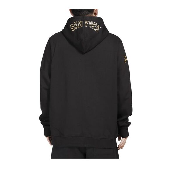 Pro Standard MLB New York Yankees Men's Black Black & Gold DK FZ Hoodie